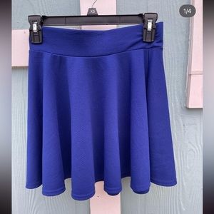 Royal Blue School Girl Skirt